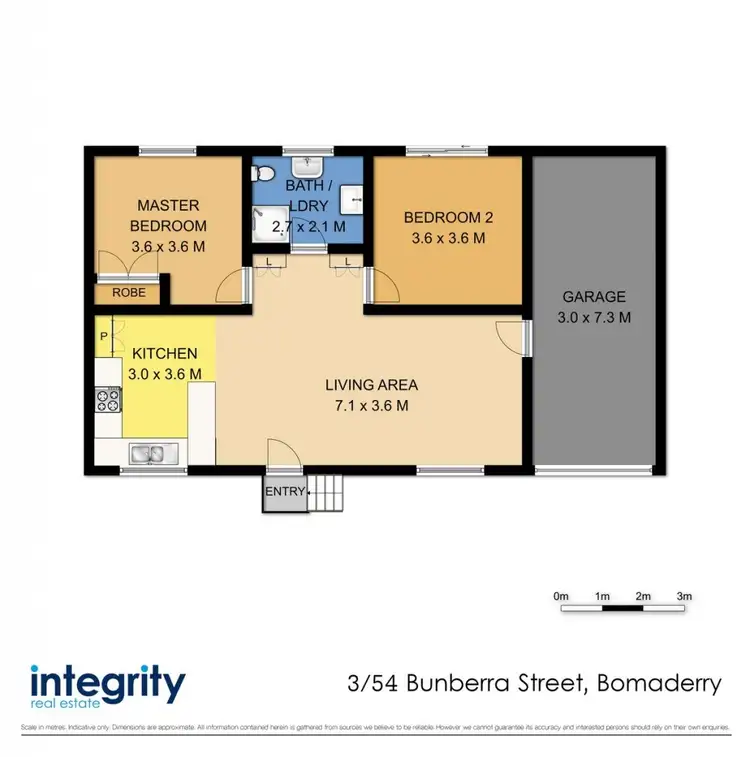 Floorplan of Homely unit listing, 3/54 Bunberra Street, Bomaderry NSW 2541
