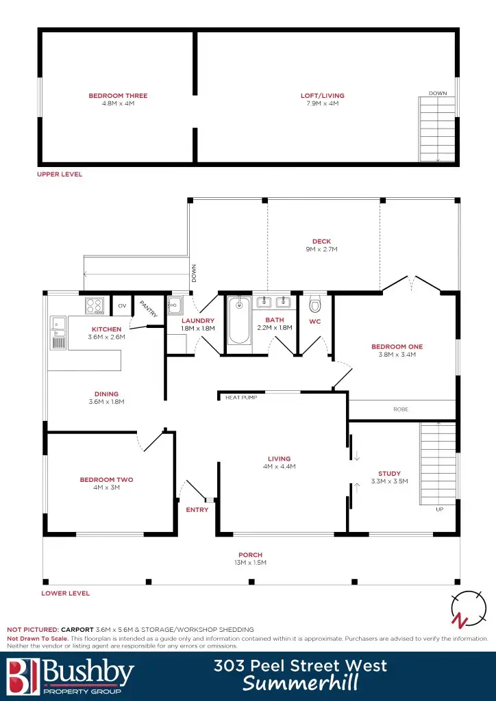 Floorplan of Homely house listing, 303 Peel Street West, Summerhill TAS 7250