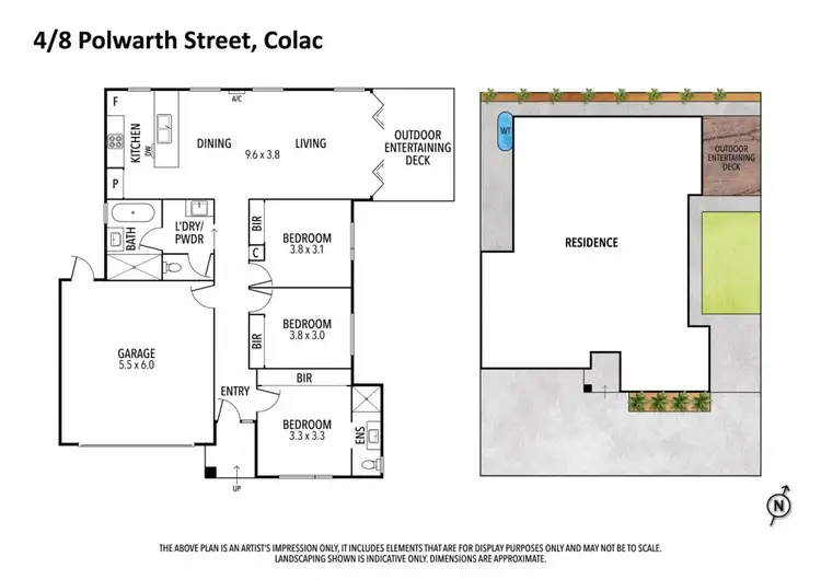 Floorplan of Homely townhouse listing, 4/8 Polwarth Street, Colac VIC 3250