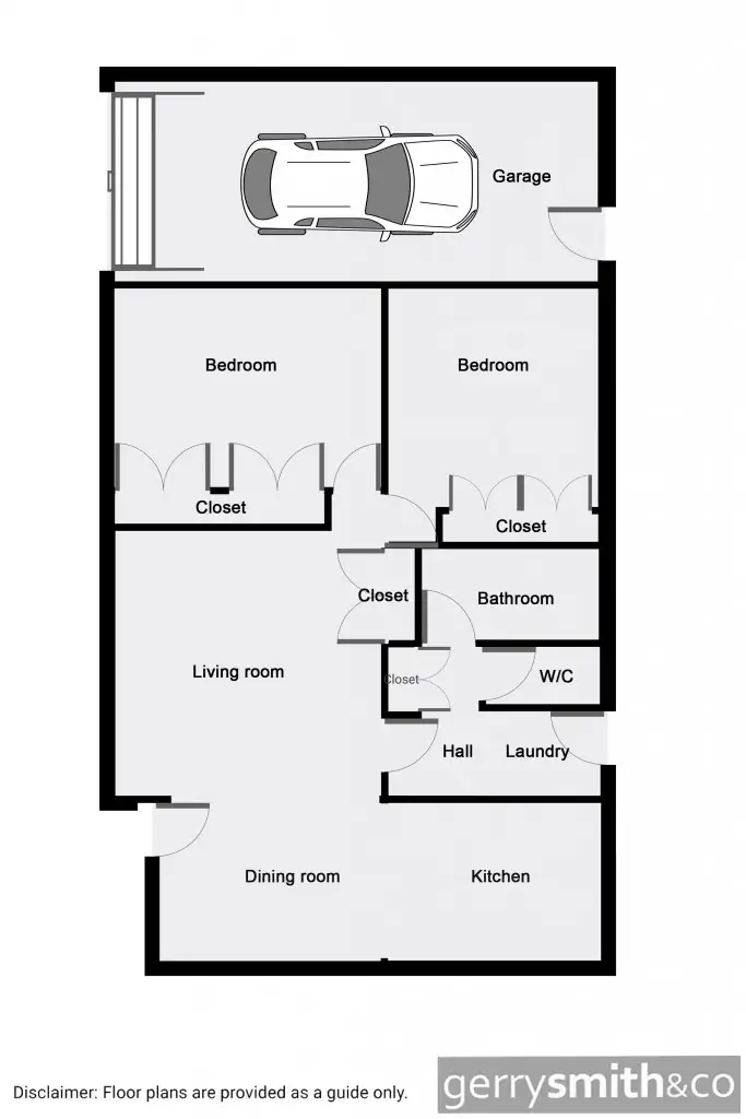 Floorplan of Homely unit listing, 1/8 Burgess Street, Horsham VIC 3400