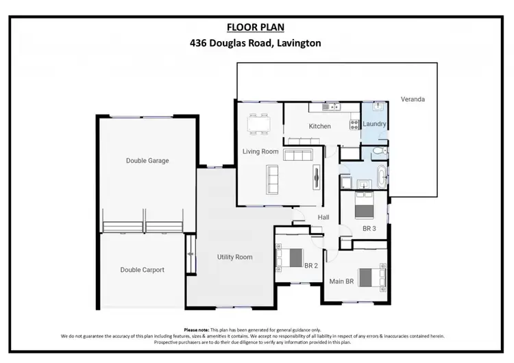 Floorplan of Homely house listing, 436 Douglas Road, Lavington NSW 2641