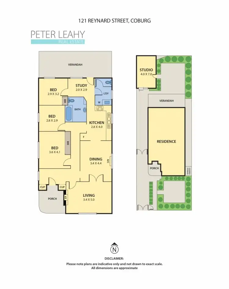 Floorplan of Homely house listing, 121 Reynard Street, Coburg VIC 3058