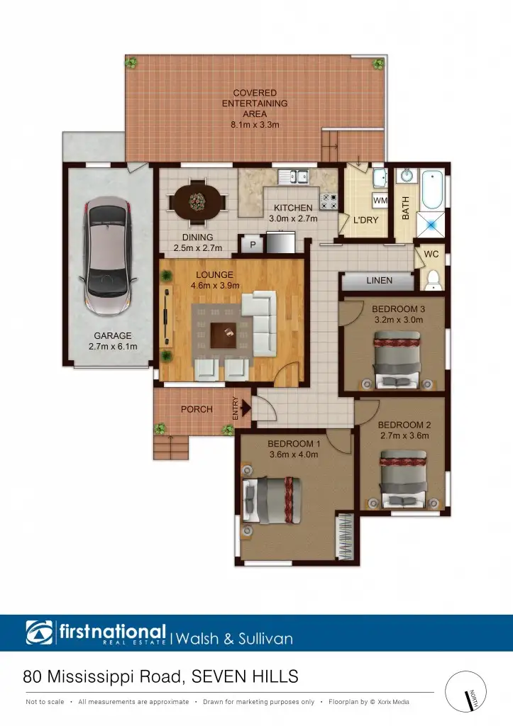 Floorplan of Homely house listing, 80 Mississippi Road, Seven Hills NSW 2147
