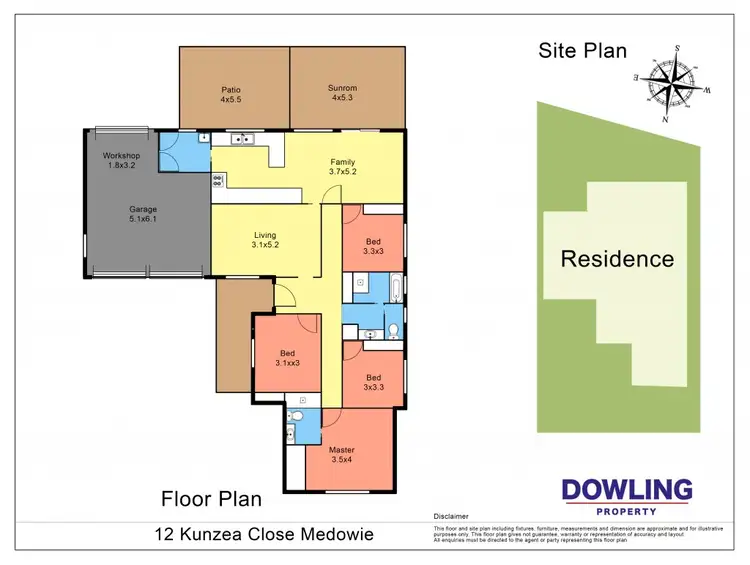 Floorplan of Homely house listing, 12 KUNZEA CLOSE, Medowie NSW 2318