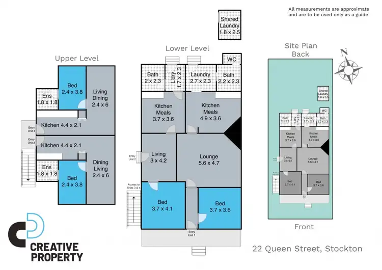 Floorplan of Homely house listing, 22 Queen Street, Stockton NSW 2295