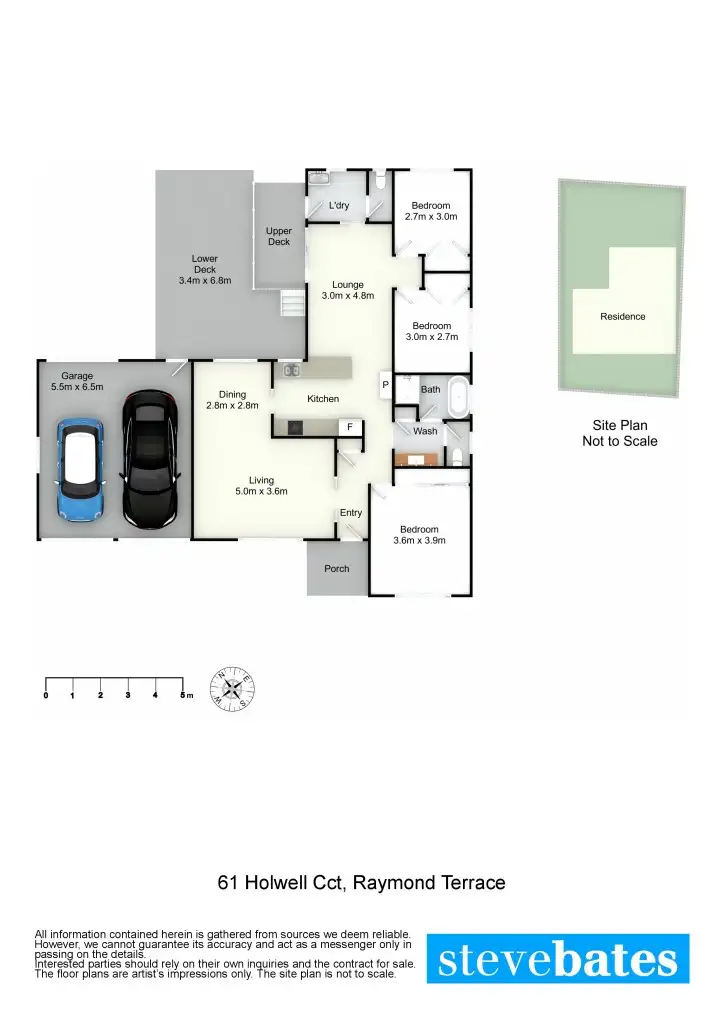 Floorplan of Homely house listing, 61 Holwell Circuit, Raymond Terrace NSW 2324