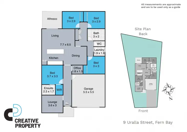 Floorplan of Homely house listing, 9 Uralla Street, Fern Bay NSW 2295
