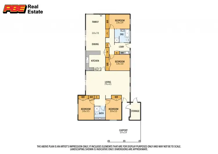 Floorplan of Homely house listing, 4 MOONAH STREET, Cape Paterson VIC 3995