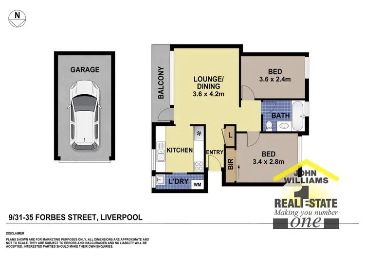 Floorplan of Homely apartment listing, 9/31-35 Forbes Street, Liverpool NSW 2170