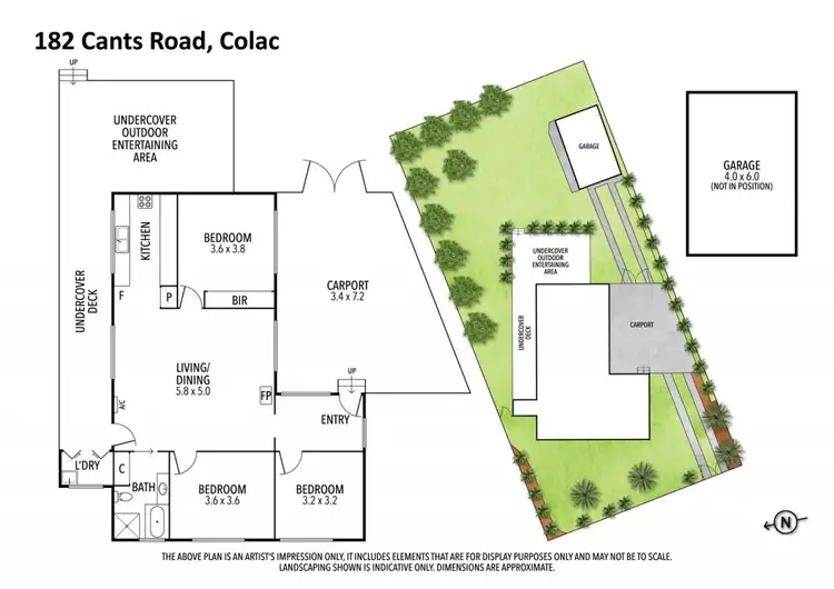 Floorplan of Homely house listing, 182 Cants Road, Colac VIC 3250