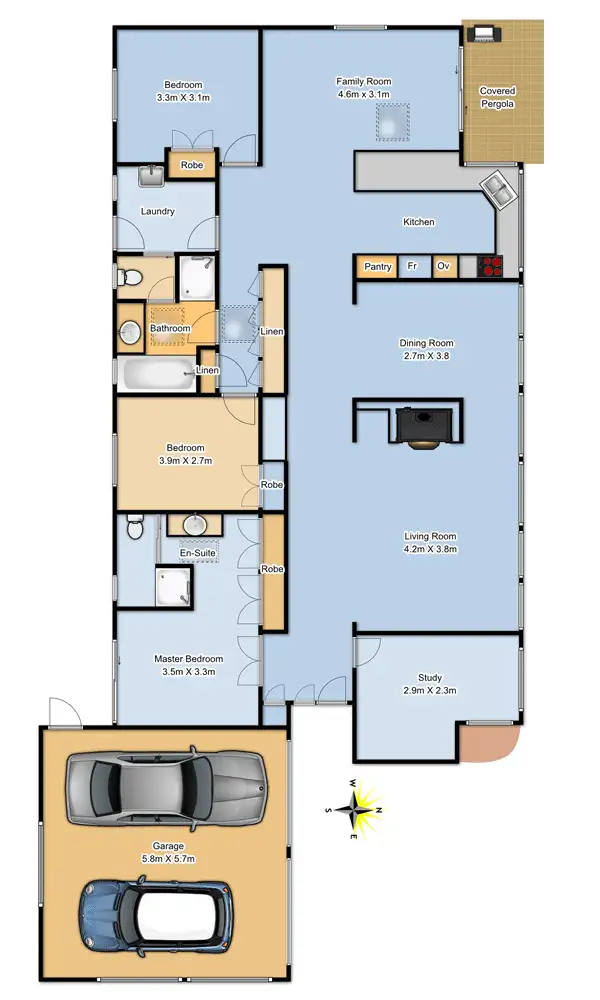 Floorplan of Homely house listing, 36 Palmer Close, Illawong NSW 2234