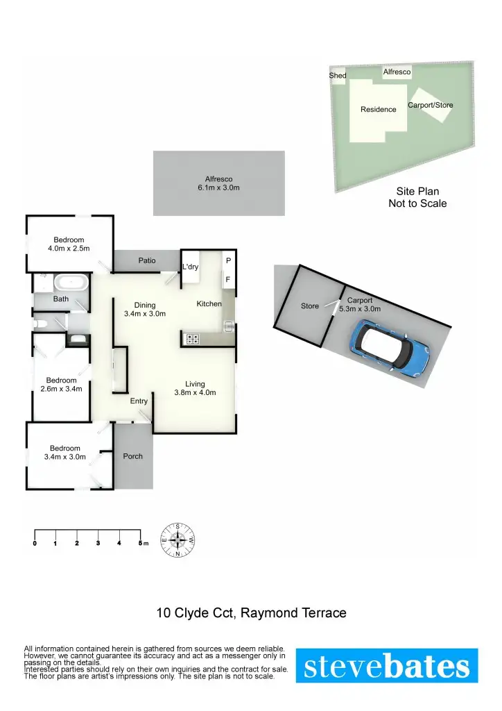Floorplan of Homely house listing, 10 Clyde Circuit, Raymond Terrace NSW 2324