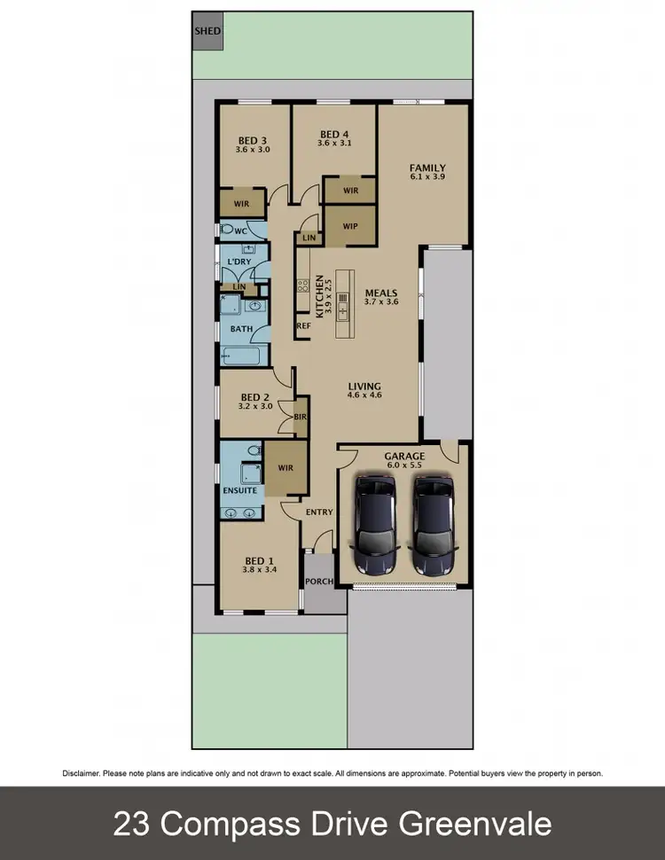 Floorplan of Homely house listing, 23 Compass Drive, Greenvale VIC 3059