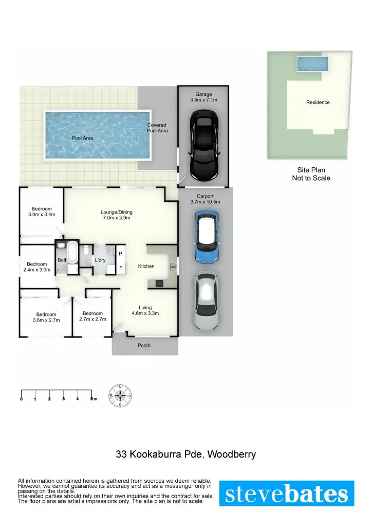 Floorplan of Homely house listing, 33 Kookaburra Parade, Woodberry NSW 2322