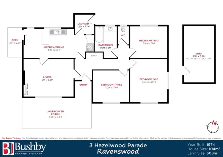 Floorplan of Homely house listing, 3 Hazelwood Parade, Ravenswood TAS 7250