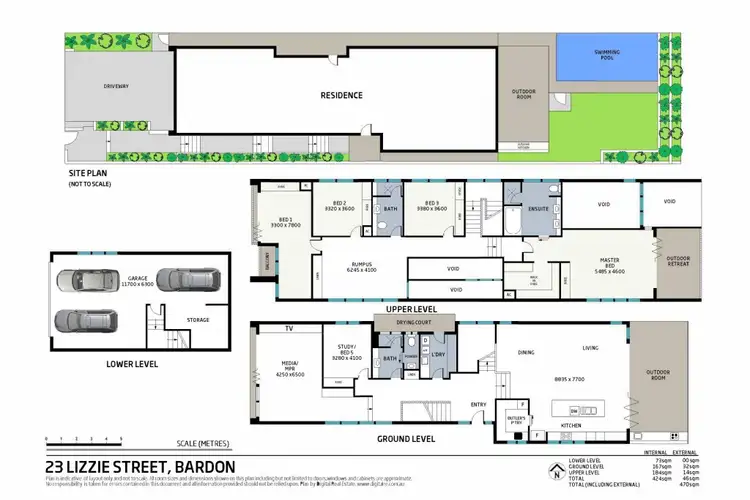 Floorplan of Homely house listing, 23 Lizzie Street, Bardon QLD 4065