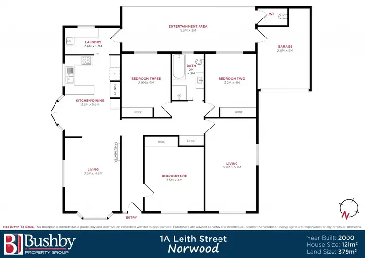 Floorplan of Homely house listing, 1a Leith Street, Norwood TAS 7250