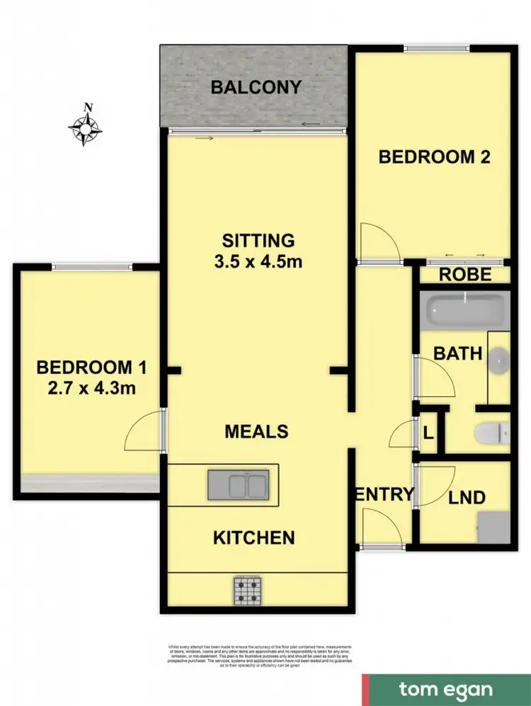 Floorplan of Homely unit listing, 18/36 Forest Street, Whittlesea VIC 3757