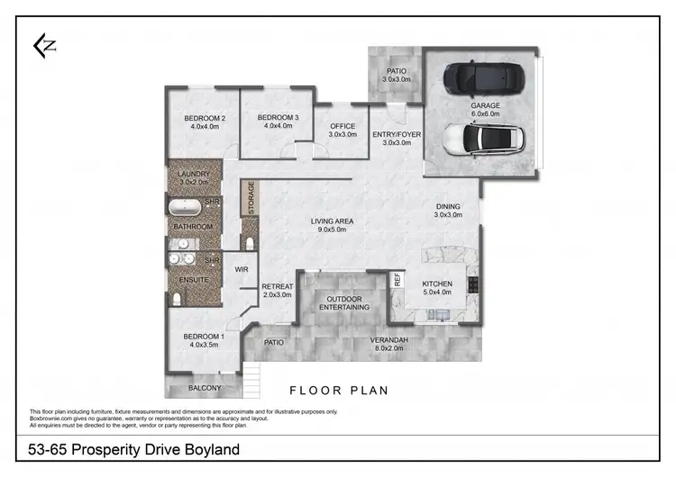 Floorplan of Homely house listing, 53 - 65 PROSPERITY DRIVE, Boyland QLD 4275