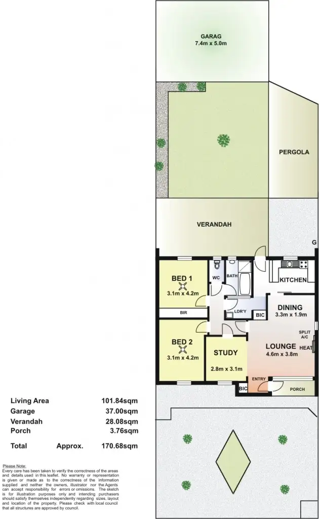 Floorplan of Homely house listing, 23 NEEDLEBUSH STREET, Whyalla Stuart SA 5608
