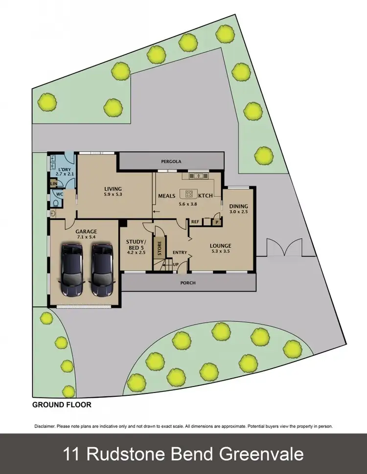 Floorplan of Homely house listing, 11 Rudstone Bend, Greenvale VIC 3059