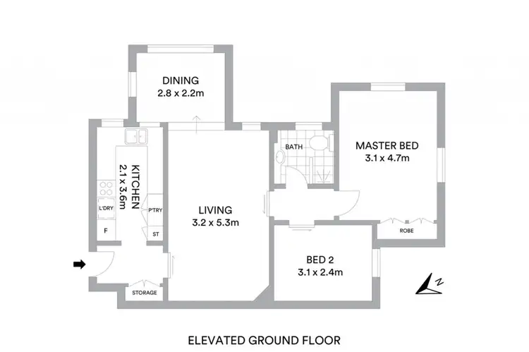 Floorplan of Homely apartment listing, 1/23 Commonwealth Parade, Manly NSW 2095