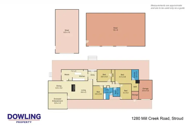 Floorplan of Homely rural property listing, 1280 Mill Creek Road, Stroud NSW 2425