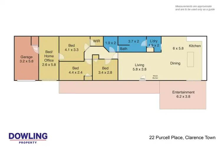 Floorplan of Homely house listing, 22 Purcell Place, Clarence Town NSW 2321