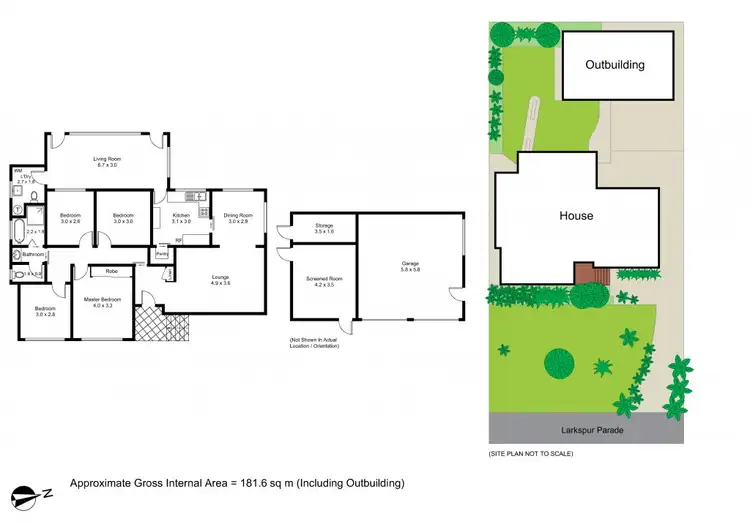 Floorplan of Homely house listing, 22 Larkspur Parade, Metford NSW 2323