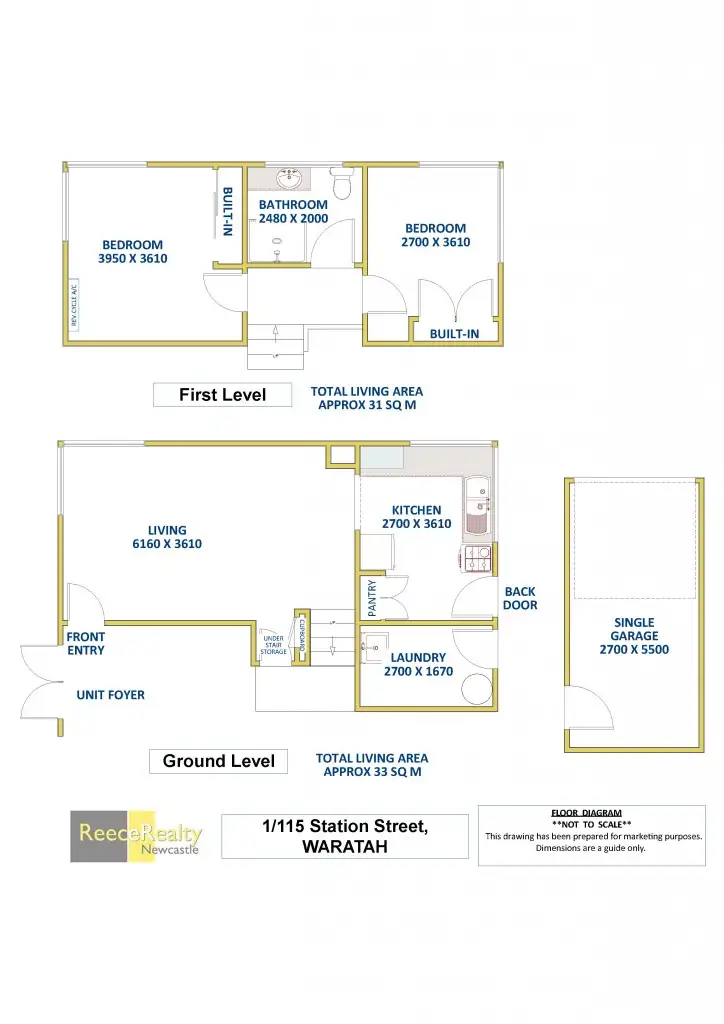 Floorplan of Homely house listing, 1/115 Station Street, Waratah NSW 2298