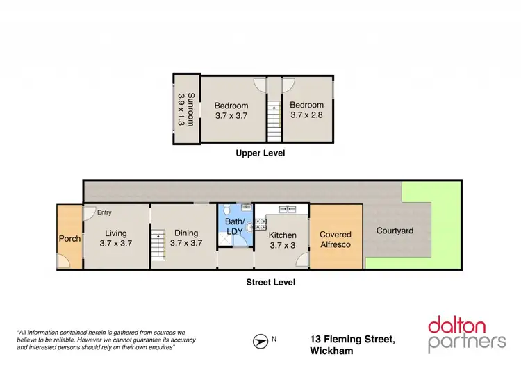 Floorplan of Homely house listing, 13 Fleming Street, Wickham NSW 2293