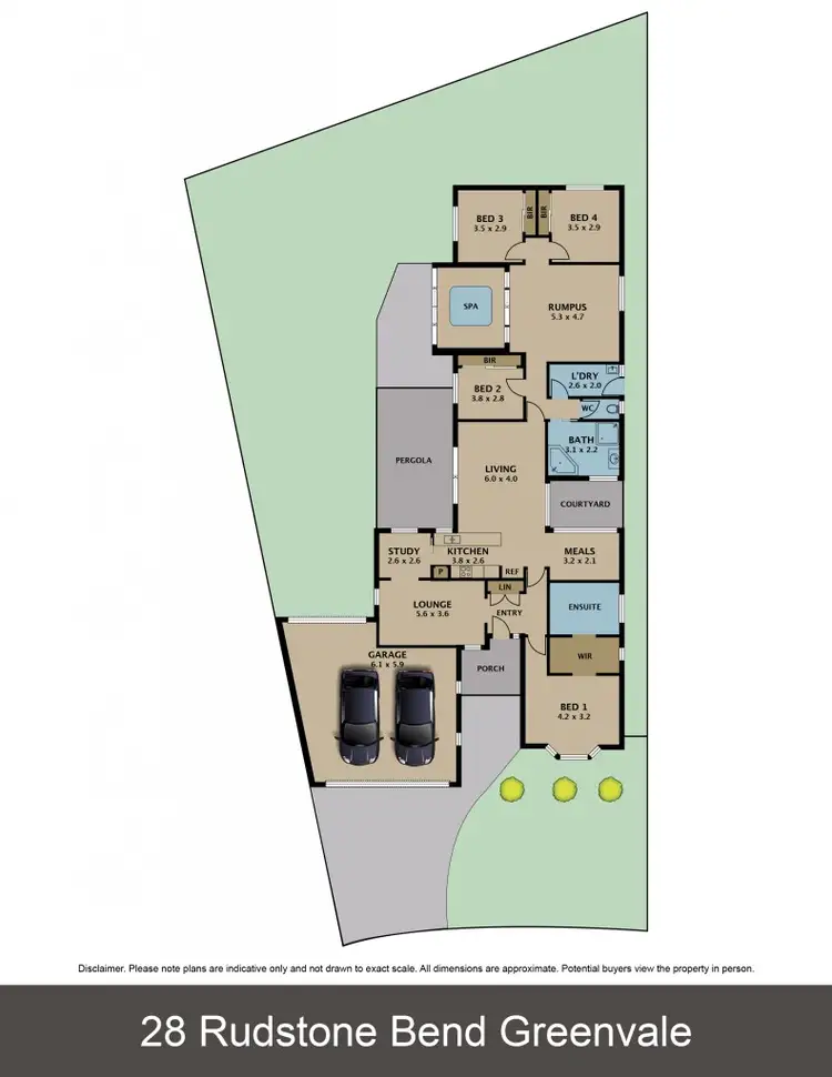 Floorplan of Homely house listing, 28 Rudstone Bend, Greenvale VIC 3059