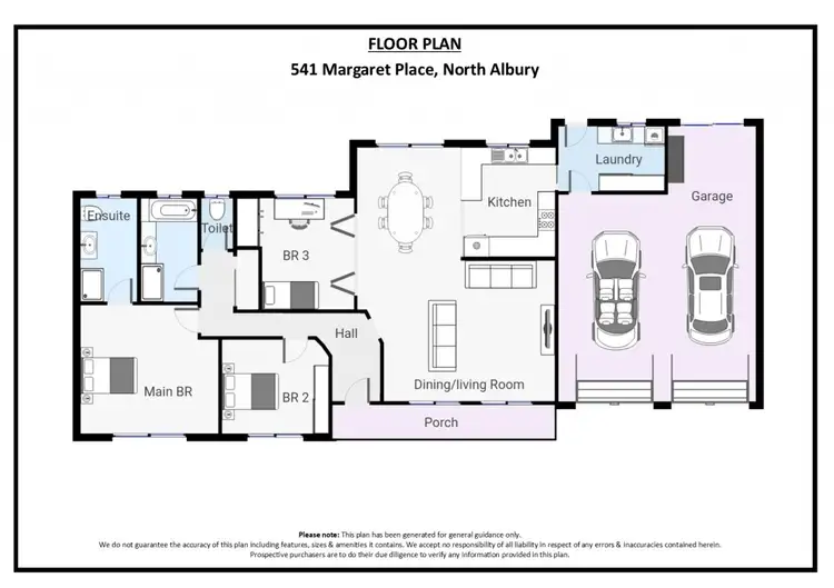 Floorplan of Homely house listing, 541 Margaret Place, Lavington NSW 2641