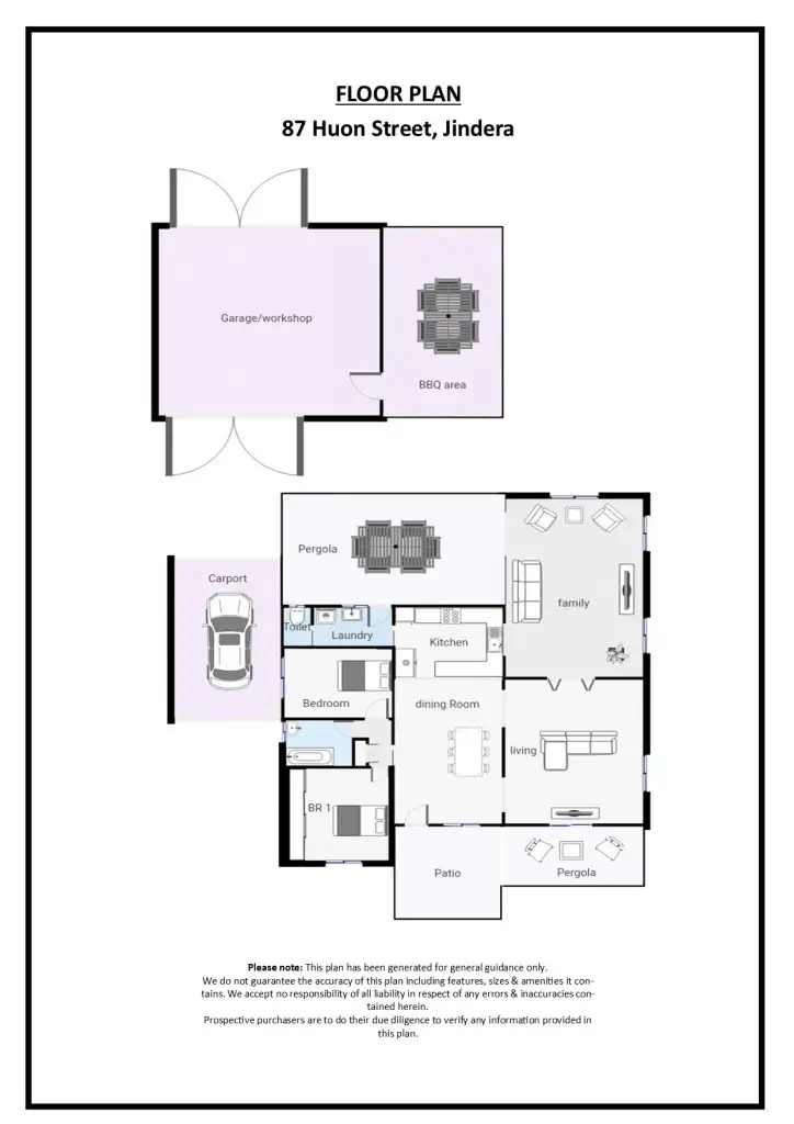 Floorplan of Homely house listing, 87 Huon Street, Jindera NSW 2642