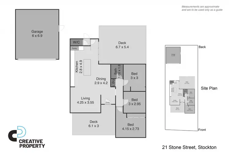 Floorplan of Homely house listing, 21 Stone Street, Stockton NSW 2295