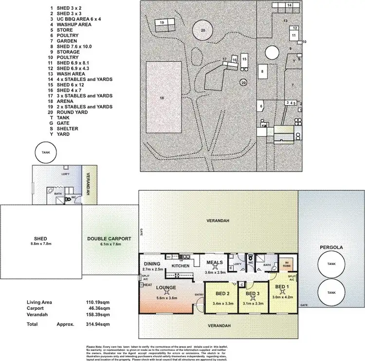 Floorplan of Homely house listing, 6 SADDLEBACK ROAD, Whyalla SA 5600