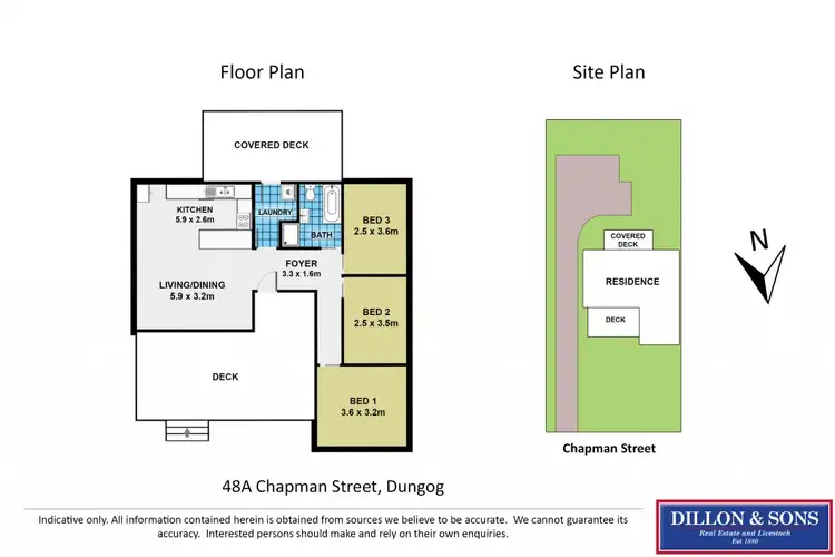 Floorplan of Homely house listing, 48A Chapman Street, Dungog NSW 2420
