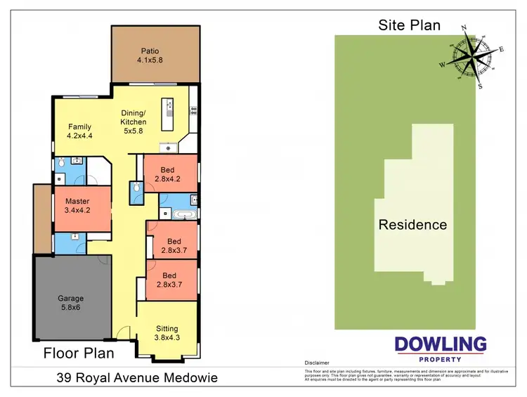 Floorplan of Homely house listing, 39 Royal Avenue, Medowie NSW 2318