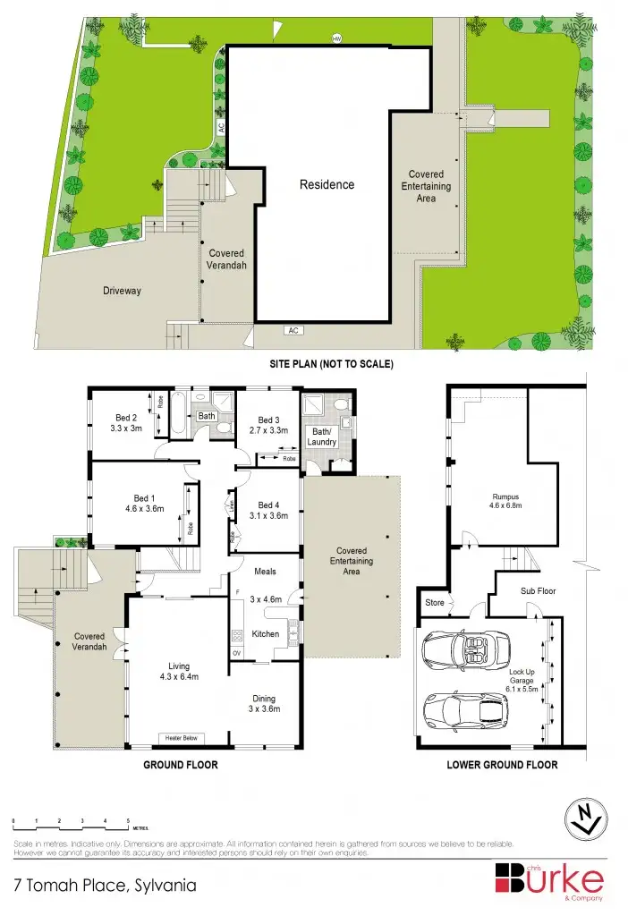 Floorplan of Homely house listing, 7 Tomah Place, Sylvania NSW 2224