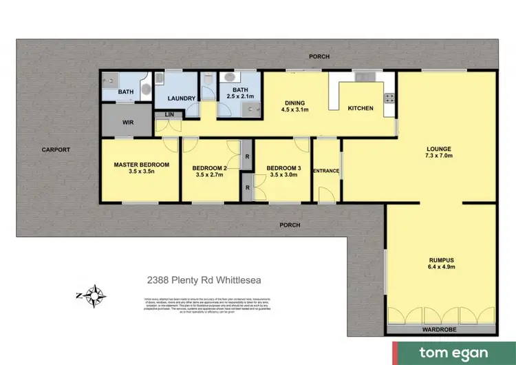 Floorplan of Homely house listing, 2388 Plenty Road, Whittlesea VIC 3757