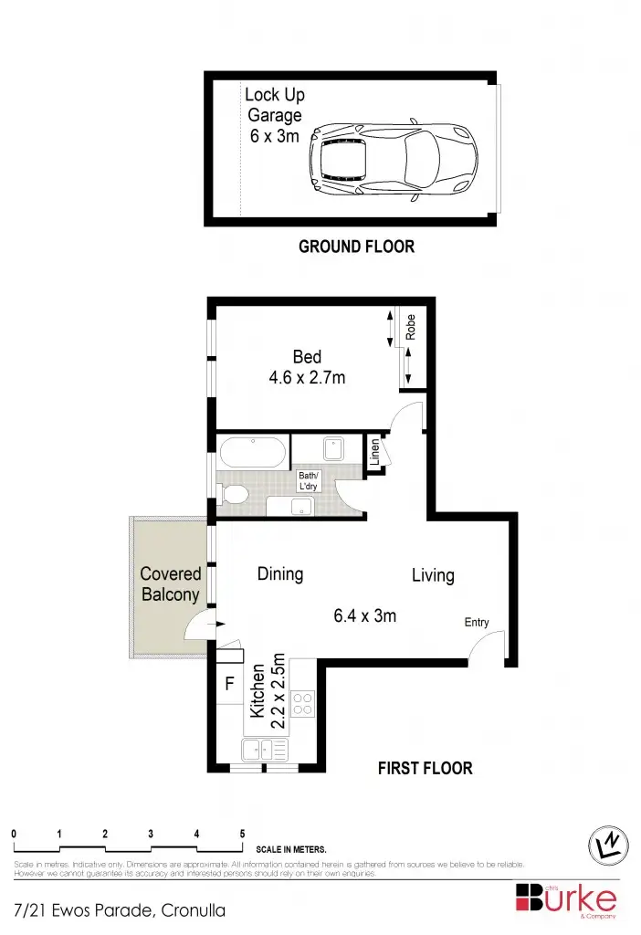 Floorplan of Homely apartment listing, 7/21 Ewos Parade, Cronulla NSW 2230