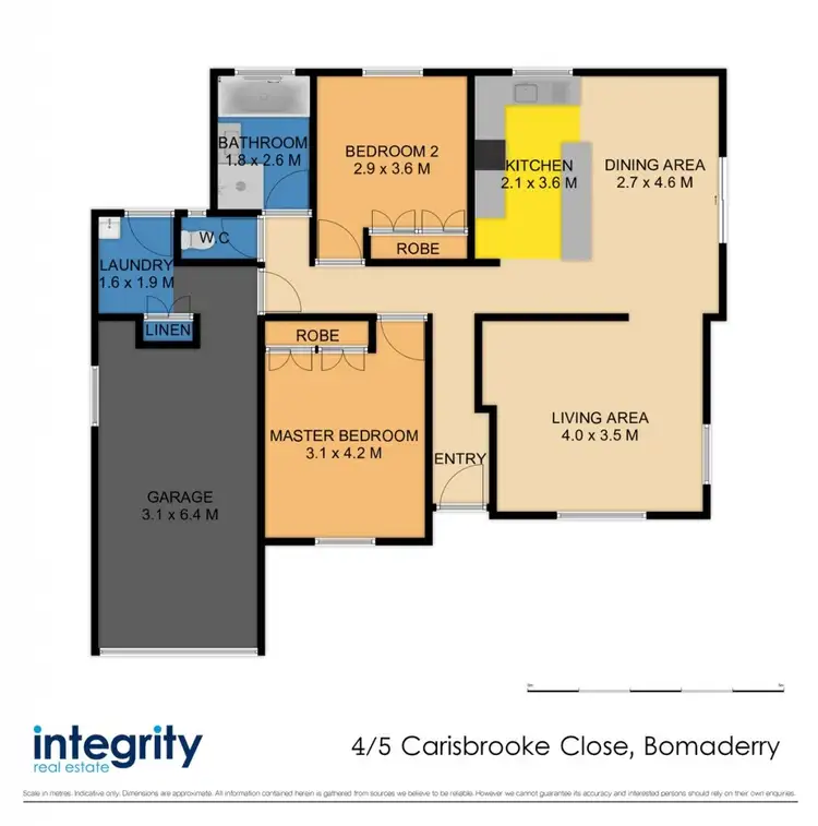 Floorplan of Homely unit listing, 4/5 Carisbrooke Close, Bomaderry NSW 2541