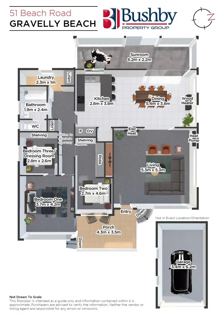 Floorplan of Homely house listing, 51 Beach Road., Gravelly Beach TAS 7276
