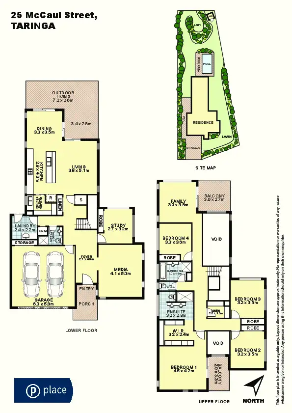 Floorplan of Homely house listing, 25 McCaul Street, Taringa QLD 4068