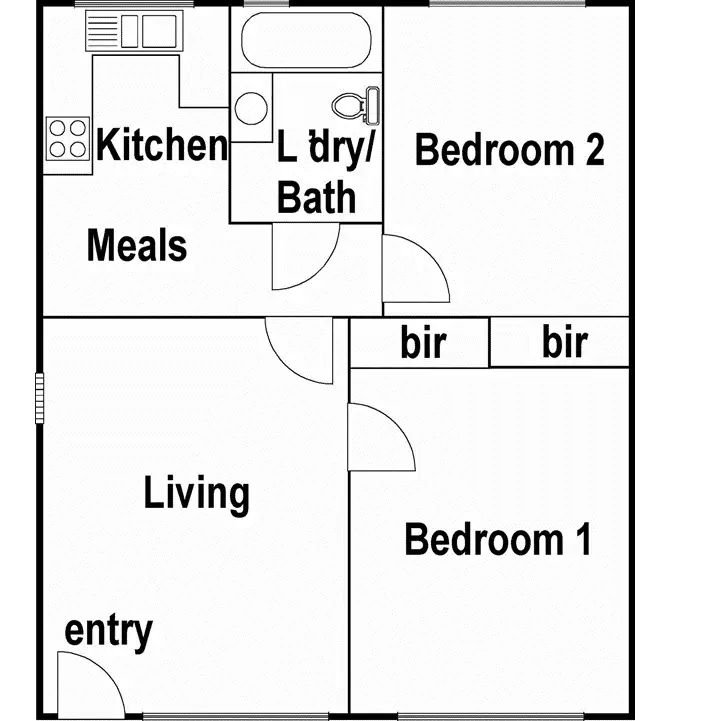 Floorplan of Homely apartment listing, 2/38 Elm Grove, Balaclava VIC 3183