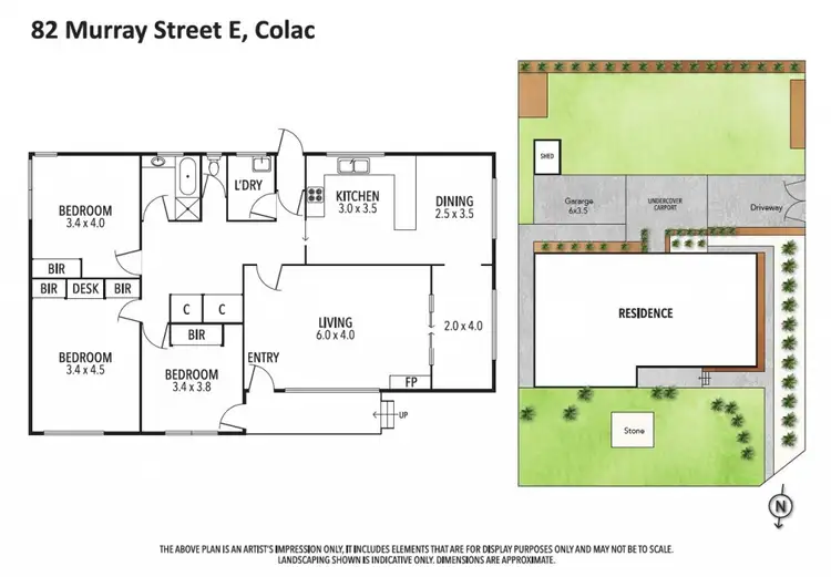 Floorplan of Homely house listing, 82 Murray Street East, Colac VIC 3250