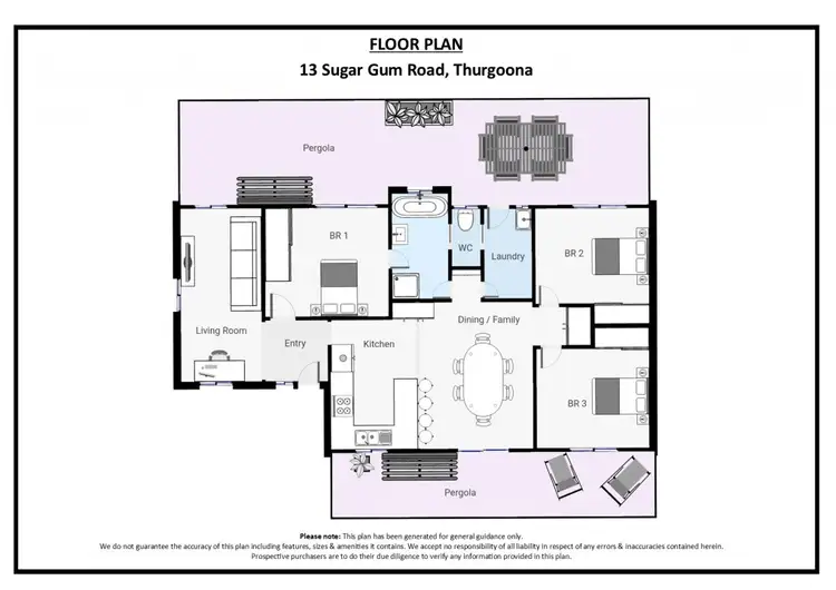 Floorplan of Homely house listing, 13 Sugar Gum Road, Thurgoona NSW 2640