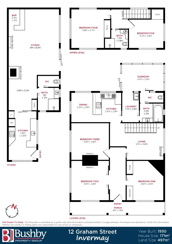 Floorplan of Homely house listing, 12 Graham Street, Invermay TAS 7248