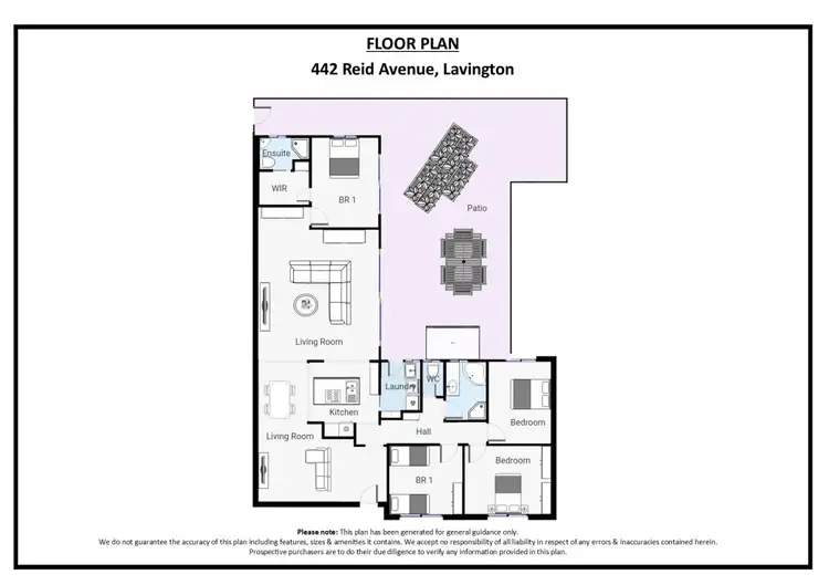 Floorplan of Homely house listing, 442 Reid Avenue, Lavington NSW 2641