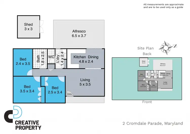 Floorplan of Homely house listing, 2 Cromdale Parade, Maryland NSW 2287